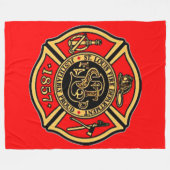 BRANDABTEILUNG St. LOUIS. Fleecedecke (Vorderseite (Horizontal))
