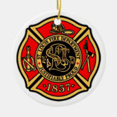 BRANDABTEILUNG St. LOUIS. Keramik Ornament (Vorne)