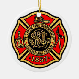 BRANDABTEILUNG St. LOUIS. Keramik Ornament