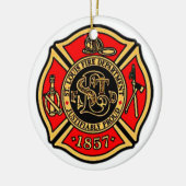 BRANDABTEILUNG St. LOUIS. Keramik Ornament (Links)