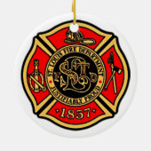BRANDABTEILUNG St. LOUIS. Keramik Ornament (Hinten)