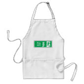 Brandausfahrt Sicherheitszeichen Evakuierung Schürze (Vorne)