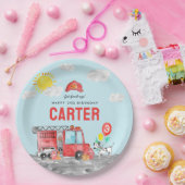 Brandbekämpfer-Kindergeburtstag Pappteller (Party)