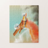 Brandbekämpfung aus Wildfire-Flugzeug Puzzle (Vertikal)