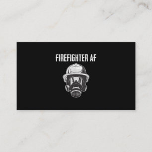 BrandbekämpfungsAF   Gasmaske   Funny Firefighter Visitenkarte
