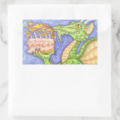 BRANDBRÜTTERKANDLAGE RECHTECKIGER AUFKLEBER (Tasche)