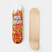 Branddesign für Hot-Stuck-Flammen Skateboard (Vorderseite)