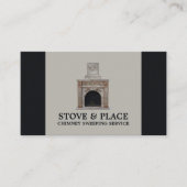 Branddesign, Schornstein Sweep Visitenkarte (Vorderseite)