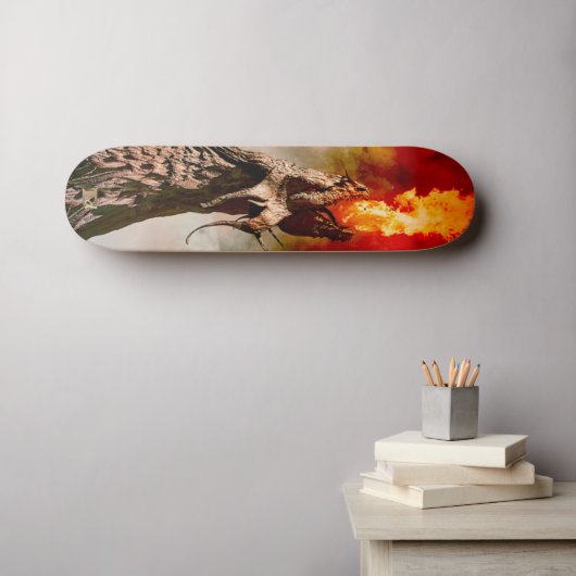 Branddrache Dd-Brandskateboard Skateboard (Wandkunst (Horz))