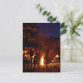 Brände bei Nacht Postkarte (Stehend Vorderseite)