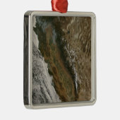 Brände in Kalifornien Silbernes Ornament (Rechts)