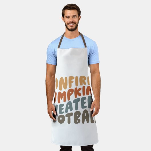 Brände und Fußball Schürze (Getragen)