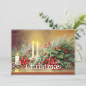 Brände und Kerzen Weihnachten (Stehend Vorderseite)