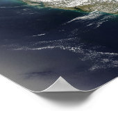 Brände und Rauch in Georgien und Florida Poster (Ecke)