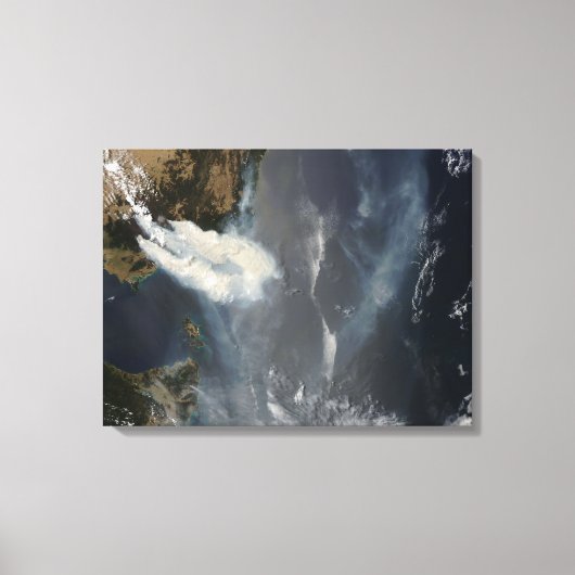 Brände und Rauch in Südostasien Leinwanddruck (Vorderseite)