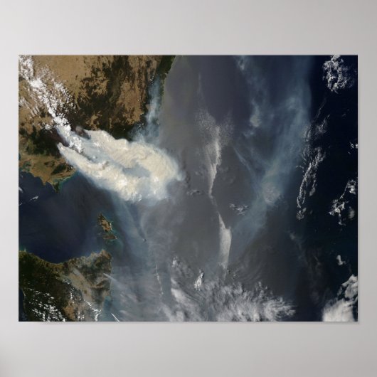 Brände und Rauch in Südostasien Poster (Vorne)