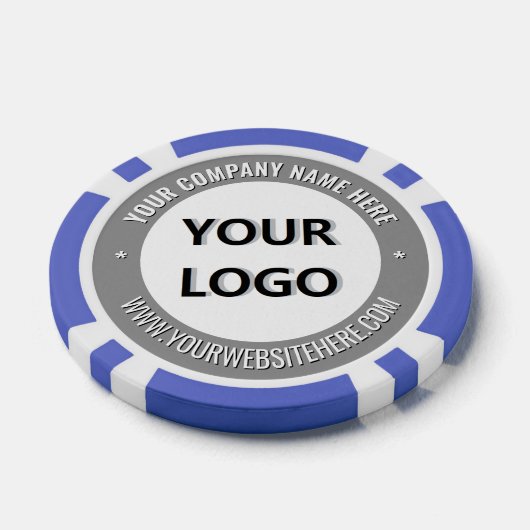Branded Business Logo Company Poker Chips Template (Einzeln)