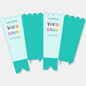 Branded Business Logo Text Popcorn Box Example Geschenkschachtel (Ungeklappt)