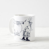 Branded Cowboy Tasse (Vorderseite Links)
