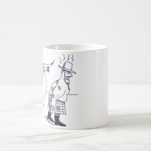 Branded Cowboy Tasse (Mittel)