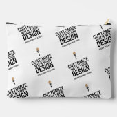 Branded Custom Minimalist Personalized Company Zubehörtasche (Rückseite)