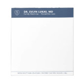 Branded Doctor Personalized Medical Desk Notizblock (Vorderseite)