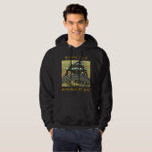 Branded In A Battlefield Of Gold Black Hoodie Mens (Vorne ganz)