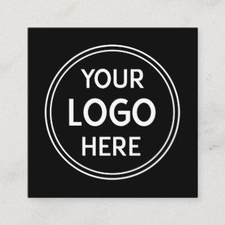 Branded Logo Custom-Made for Your Quadratische Visitenkarte