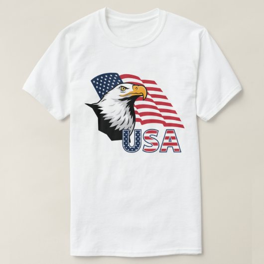 Branded Patriotic Bald Eagle T-Shirt – American (Design vorne)