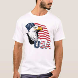 Branded Patriotic Bald Eagle T-Shirt – American