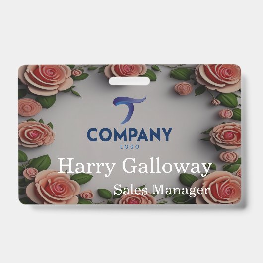 Branded Personalized Corporate Business Company Ausweis (Front)