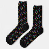Branded Promorional Business Logo Socks Tenmplate Socken (Linkes Detail)