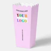 Branded Promotional Business Popcorn Boxes Example Geschenkschachtel (Rückseite)