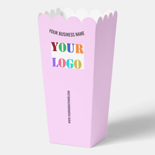 Branded Promotional Business Popcorn Boxes Example Geschenkschachtel (Vorderseite)