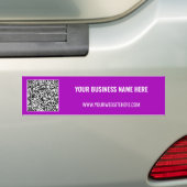 Branded Promotional QR Code Bumper Sticker Example Autoaufkleber (Auf Auto)