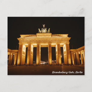 Brandenburg Gate, Berlin Postkarte