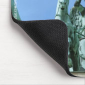 Brandenburg Gate Quadriga Berlin Mousepad (Ecke)