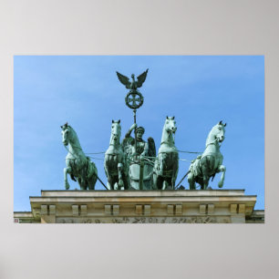 Brandenburg Gate Quadriga Berlin Poster