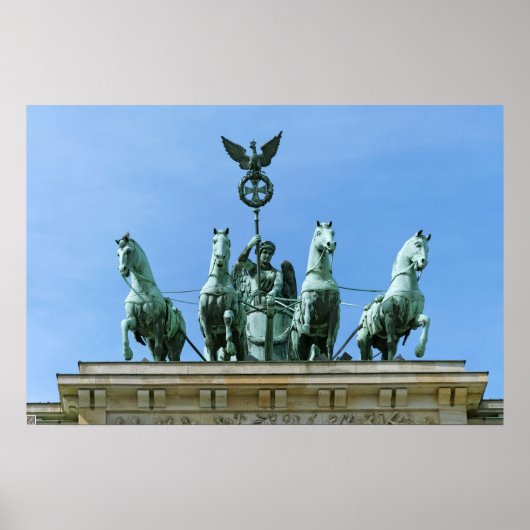 Brandenburg Gate Quadriga Berlin Poster (Vorne)