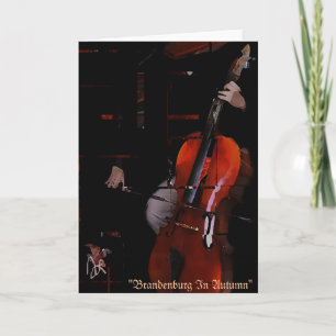 "Brandenburg in der Herbst-" leere Karten-Ausgabe Karte