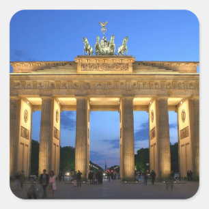 Brandenburg Quadratischer Aufkleber