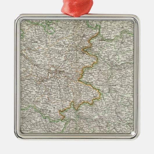 Brandenburg Silbernes Ornament (Vorne)