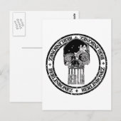 Brandenburg Skull Postkarte (Vorne/Hinten)