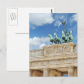 Brandenburg Tor in Berlin Postkarte (Vorne/Hinten)