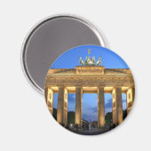 Brandenburger Abend Magnet (Vorderseite/Rückseite)