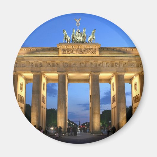 Brandenburger Abend Magnet (Vorne)