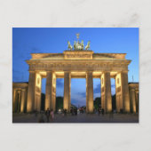 Brandenburger Abend Postkarte (Vorderseite)