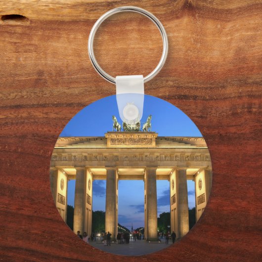 Brandenburger Abend Schlüsselanhänger (Vorderseite)