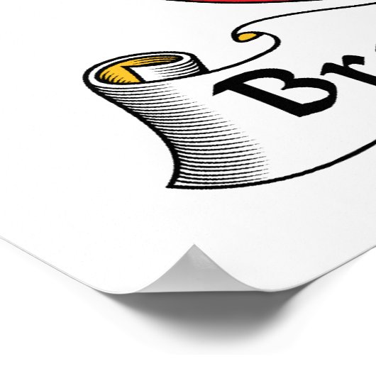 Brandenburger Familienwappen Poster (Ecke)