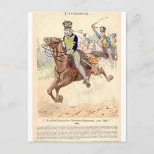 Brandenburger Hussar Postkarte